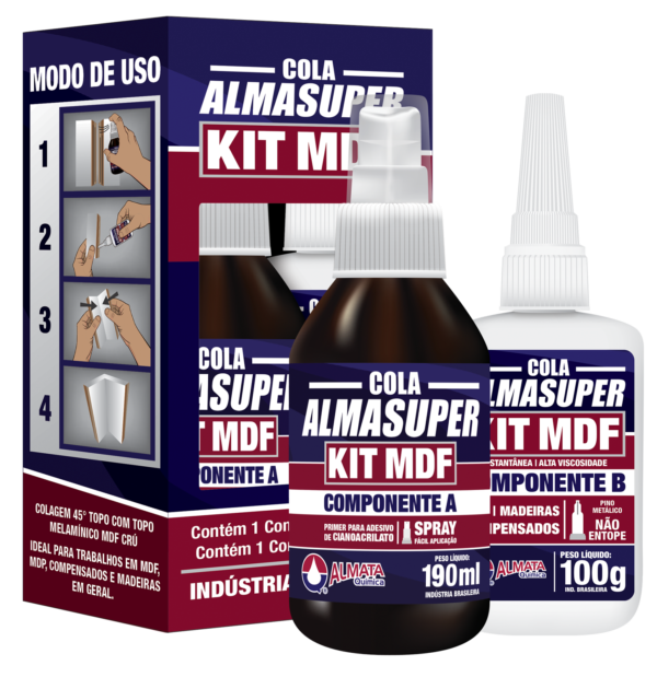 Cola Almasuper Kit MDF